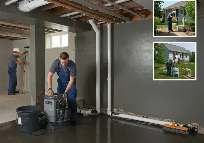 Basement Waterproofing and Flood Prevention process in North Lakeport, CA